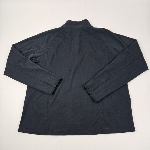 L.L. Bean Midweight Base Layer Long Sleeve 1/4 Zip Men's Large Black Pullover - Picture 4 of 7